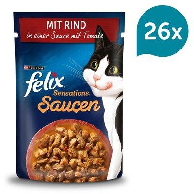 FELIX Sensations hovězí maso s rajčaty v omáčce FELIX Sensations hovězí maso s rajčaty v omáčce