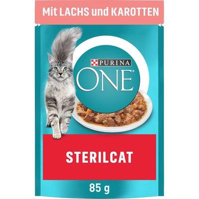 Purina ONE Sterilcat s lososem a mrkví, 24 x 85 g Purina ONE Sterilcat s lososem a mrkví, 24 x 85 g