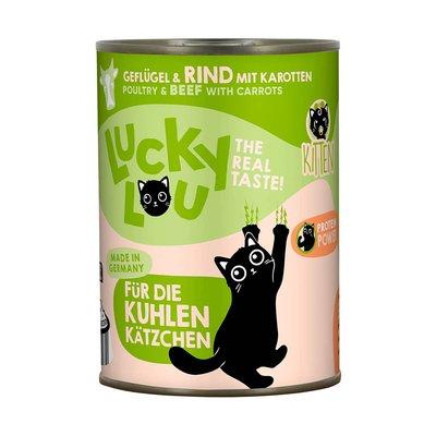 Lucky Lou Lifestage Kitten drůbež a hovězí maso Lucky Lou Lifestage Kitten drůbež a hovězí maso