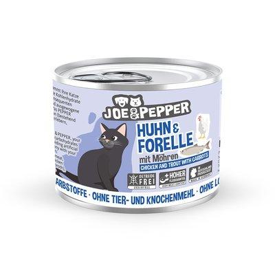 Joe & Pepper Cat kuřecí maso a pstruh s mrkví Joe & Pepper Cat kuřecí maso a pstruh s mrkví