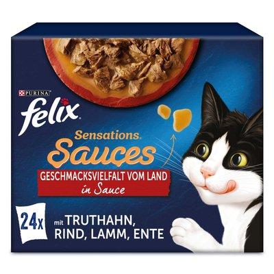 FELIX Sensations Saucen výběr z venkova, 24 × 85 g FELIX Sensations Saucen výběr z venkova, 24 × 85 g