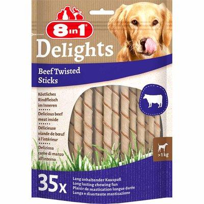 8in1 Delights Beef Twisted Sticks 8in1 Delights Beef Twisted Sticks