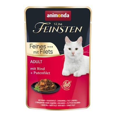 Animonda Vom Feinsten Adult Feine Filets hovězí a krůtí filety Animonda Vom Feinsten Adult Feine Filets hovězí a krůtí filety