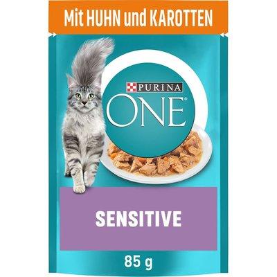 Purina ONE Sensitive s kuřecím masem a mrkví, 24 x 85 g Purina ONE Sensitive s kuřecím masem a mrkví, 24 x 85 g