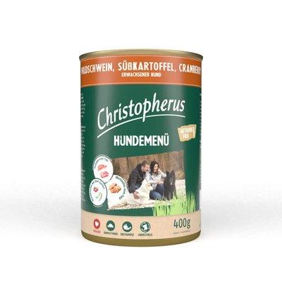 Christopherus krmivo pro psy divočák s batáty a brusinkami Christopherus krmivo pro psy divočák s batáty a brusinkami