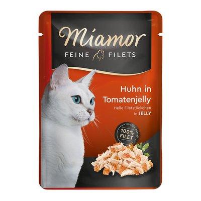 Miamor Feine Filets s kuřecím v rajčatovém želé v kapsičce Miamor Feine Filets s kuřecím v rajčatovém želé v kapsičce