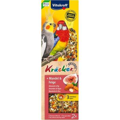 Vitakraft krekry mandle/fíky pro velké papoušky Vitakraft krekry mandle/fíky pro velké papoušky