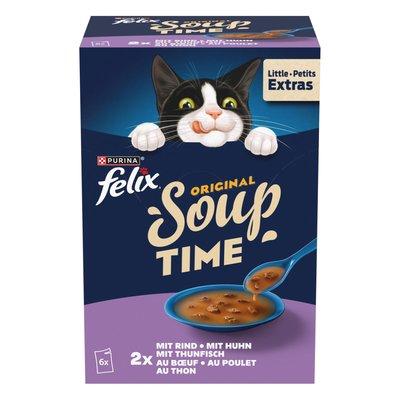 FELIX Soup různé druhy hovězí maso, kuřecí maso a tuňák FELIX Soup různé druhy hovězí maso, kuřecí maso a tuňák