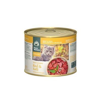 Pure Nature JUNIOR hovězí a jehněčí s kopřivami Pure Nature JUNIOR hovězí a jehněčí s kopřivami