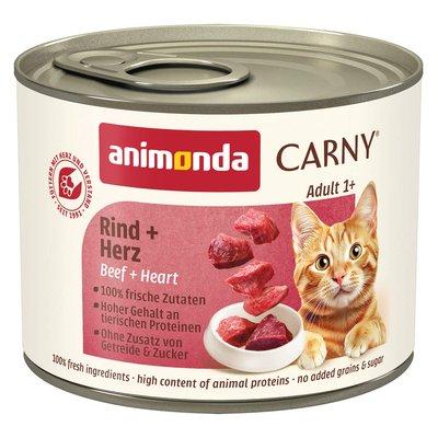 Animonda Carny Adult s hovězím masem a srdcem Animonda Carny Adult s hovězím masem a srdcem