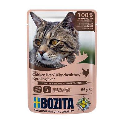 Bozita Pouch kousky v želé s kuřecími játry Bozita Pouch kousky v želé s kuřecími játry