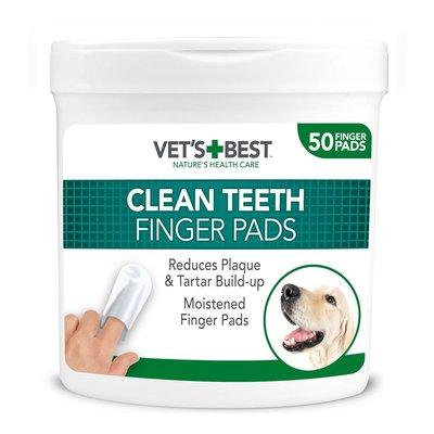 Vet's Best zubní péče prstové polštářky 50 kusů Vet's Best zubní péče prstové polštářky 50 kusů