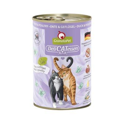 GranataPet pro kočky – DeliCATessen, konzerva, Kachna a drůbež GranataPet pro kočky – DeliCATessen, konzerva, Kachna a drůbež