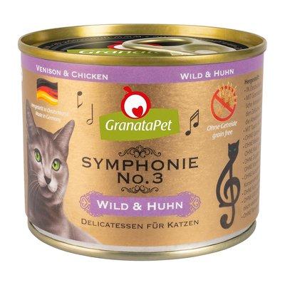 GranataPet Symphonie No. 3 zvěřina a kuřecí maso, 6 x 200 g GranataPet Symphonie No. 3 zvěřina a kuřecí maso, 6 x 200 g