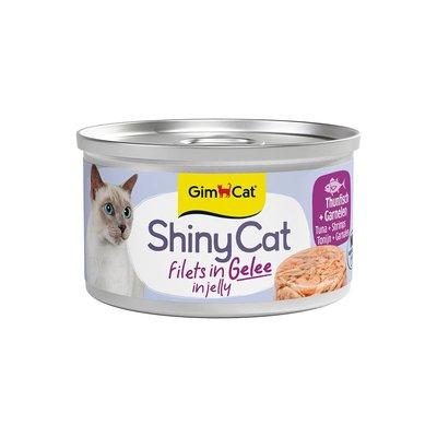 GimCat ShinyCat tuňák s krevetami, 6 x 70 g GimCat ShinyCat tuňák s krevetami, 6 x 70 g