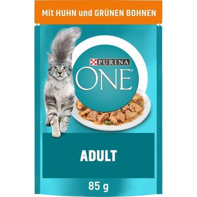 Purina ONE Adult s kuřecím masem a zelenými fazolemi, 24 x 85 g Purina ONE Adult s kuřecím masem a zelenými fazolemi, 24 x 85 g
