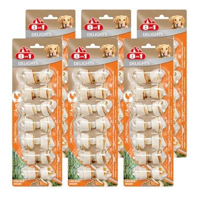 8in1 Delights žvýkací kosti Chicken/kuře velikost XS až L 8in1 Delights žvýkací kosti Chicken/kuře velikost XS až L
