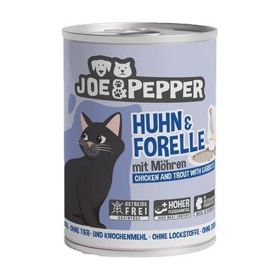 Joe & Pepper Cat kuřecí maso a pstruh s mrkví Joe & Pepper Cat kuřecí maso a pstruh s mrkví