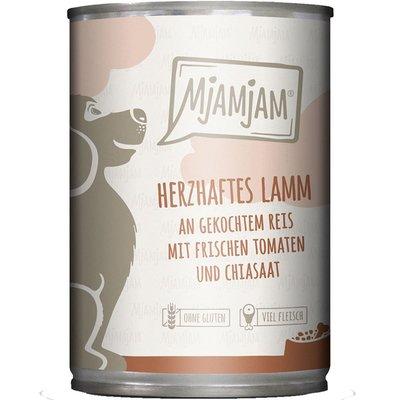 MjAMjAM výživné jehněčí maso na vařené rýži s čerstvými rajčaty MjAMjAM výživné jehněčí maso na vařené rýži s čerstvými rajčaty