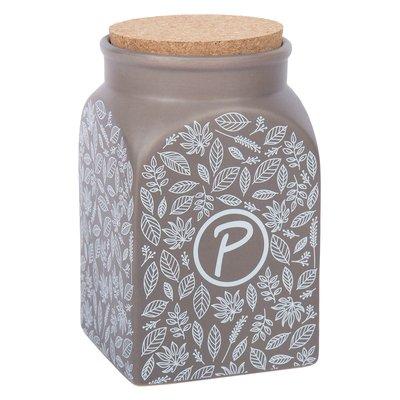 Petlando dóza na krmivo a pamlsky Leaf taupe 1,35 l Petlando dóza na krmivo a pamlsky Leaf taupe 1,35 l