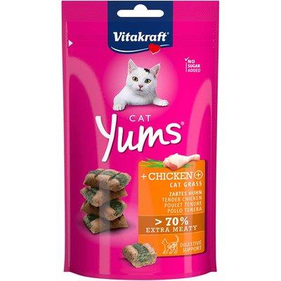 Vitakraft Cat Yums kuřecí maso a kočičí tráva Vitakraft Cat Yums kuřecí maso a kočičí tráva