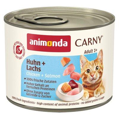 Animonda Carny Adult Kuřecí a losos, 200g konzervy Animonda Carny Adult Kuřecí a losos, 200g konzervy