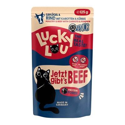 Lucky Lou Lifestage Senior drůbež a hovězí maso Lucky Lou Lifestage Senior drůbež a hovězí maso