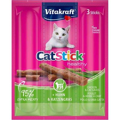 Vitakraft Cat tyčinka mini kuřecí maso, inulin a kočičí tráva Vitakraft Cat tyčinka mini kuřecí maso, inulin a kočičí tráva