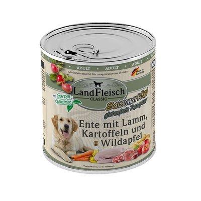 LandFleisch Dog Classic kachna s jehněčím masem a divokým jablkem LandFleisch Dog Classic kachna s jehněčím masem a divokým jablkem