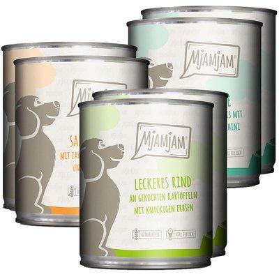 MjAMjAM Mixpaket I kuře a kachna, hovězí, krůta 6 × 800 g MjAMjAM Mixpaket I kuře a kachna, hovězí, krůta 6 × 800 g
