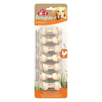 8in1 Delights žvýkací kosti Chicken/kuře 8in1 Delights žvýkací kosti Chicken/kuře