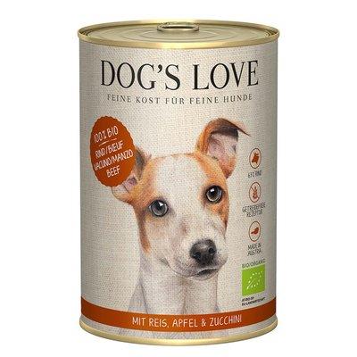 Dog's Love Bio hovězí maso s rýží, jablkem a cuketou Dog's Love Bio hovězí maso s rýží, jablkem a cuketou