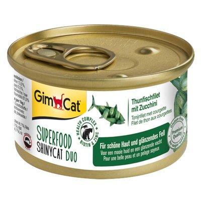GimCat Superfood ShinyCat Duo tuňákový filet s cuketou GimCat Superfood ShinyCat Duo tuňákový filet s cuketou