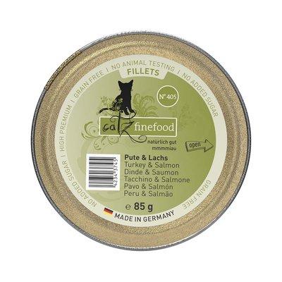catz finefood Fillets N°405 s krůtím a kuřecím masem a lososem v želé catz finefood Fillets N°405 s krůtím a kuřecím masem a lososem v želé