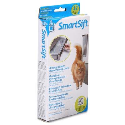 Catit SmartSift biologicky odbouratelné náhradní fólie do vaničky toalet pro kočky, 12 ks Catit SmartSift biologicky odbouratelné náhradní fólie do vaničky toalet pro kočky, 12 ks
