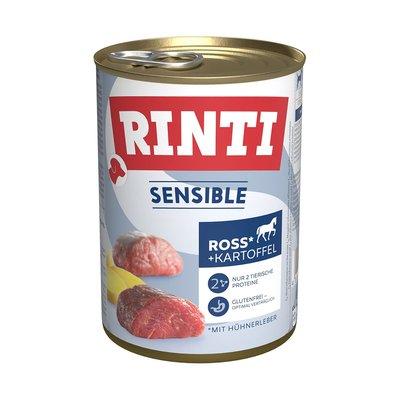 RINTI Sensible koňské maso, kuřecí játra a brambory RINTI Sensible koňské maso, kuřecí játra a brambory