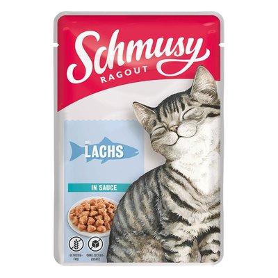 Schmusy ragú s lososem v omáčce Schmusy ragú s lososem v omáčce