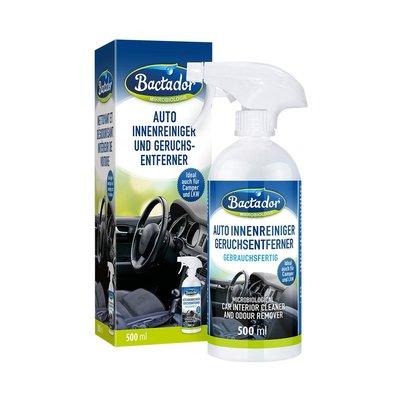 Bactador Auto vnitřní čistič & odstraňovač zápachu sprej 500 ml Bactador Auto vnitřní čistič & odstraňovač zápachu sprej 500 ml