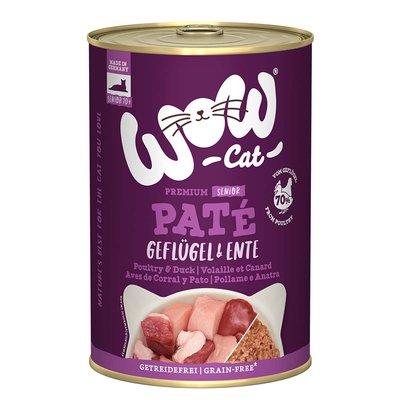 WOW CAT Senior drůbež a kachna WOW CAT Senior drůbež a kachna