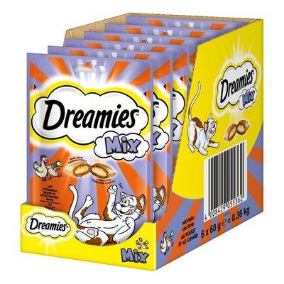 Dreamies Mix s kuřecím a kachnou Dreamies Mix s kuřecím a kachnou