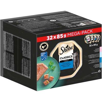 Sheba Classics paštika, rybí variace MSC 32 × 85 g Sheba Classics paštika, rybí variace MSC 32 × 85 g