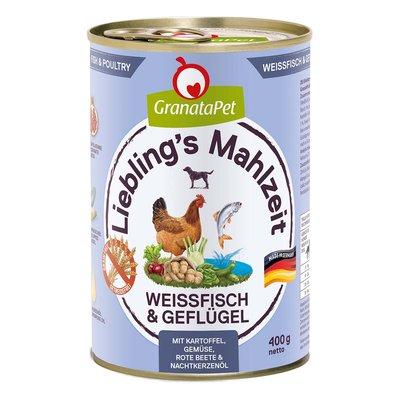 GranataPet Liebling's Mahlzeit bělomasé ryby a drůbež GranataPet Liebling's Mahlzeit bělomasé ryby a drůbež