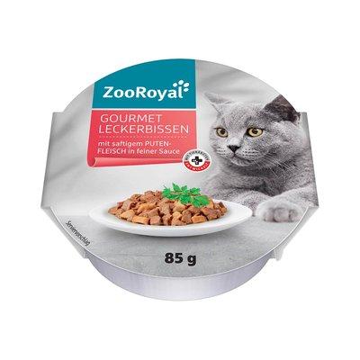 ZooRoyal Gourmet chutné kousky šťavnatého krůtího masa v jemné omáčce ZooRoyal Gourmet chutné kousky šťavnatého krůtího masa v jemné omáčce