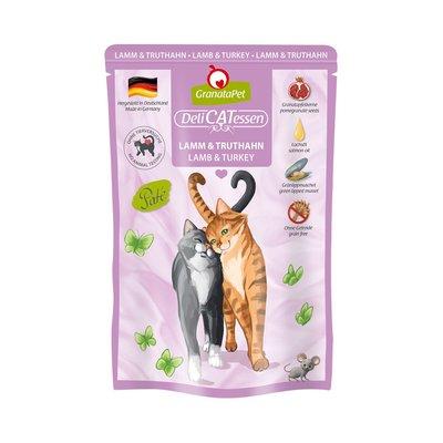 GranataPet pro kočky – Delicatessen Pouch jehněčí maso a krocan GranataPet pro kočky – Delicatessen Pouch jehněčí maso a krocan