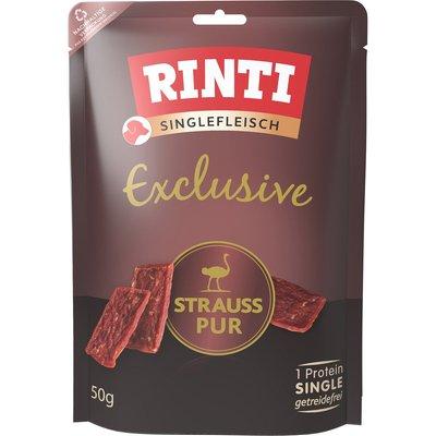 Rinti Singlefleisch Exclusive Snack, Čisté pštrosí maso Rinti Singlefleisch Exclusive Snack, Čisté pštrosí maso