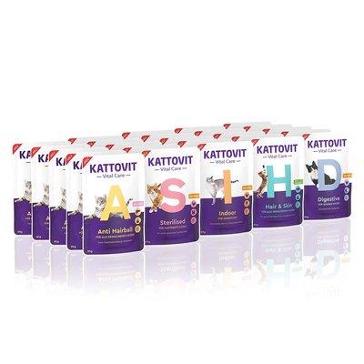 Kattovit Vital Care zkušební balení/Wellness box 25x85 g Kattovit Vital Care zkušební balení/Wellness box 25x85 g