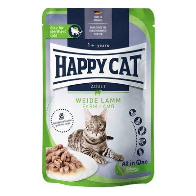 Happy Cat Tray Culinary Meat in Sauce jehněčí z pastvin Happy Cat Tray Culinary Meat in Sauce jehněčí z pastvin