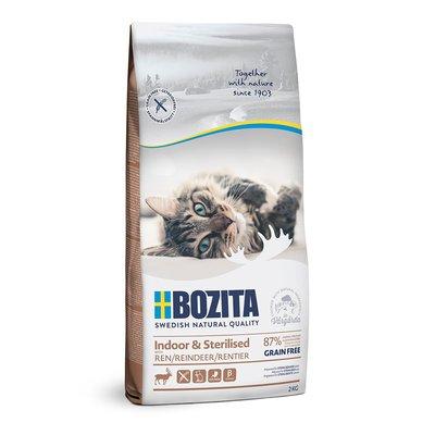 Bozita Indoor & Sterilised Grain free se sobím masem Bozita Indoor & Sterilised Grain free se sobím masem