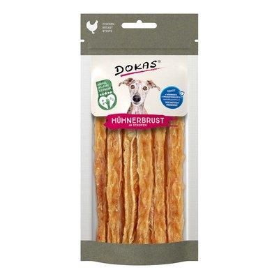 Dokas s proužky kuřecích prsou Dokas s proužky kuřecích prsou
