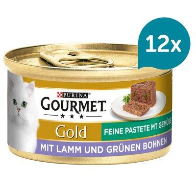 Gourmet Gold jemná paštika s jehněčím masem a zelenými fazolkami Gourmet Gold jemná paštika s jehněčím masem a zelenými fazolkami